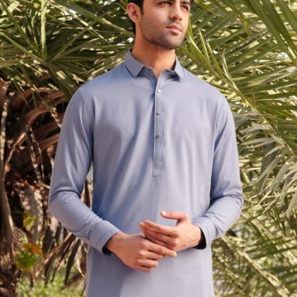LILAC BLENDED CASUAL KAMEEZ SHALWAR
