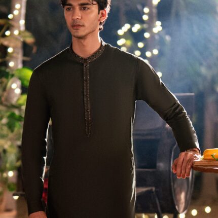 NAVY BLUE BLENDED FORMAL KAMEEZ SHALWAR