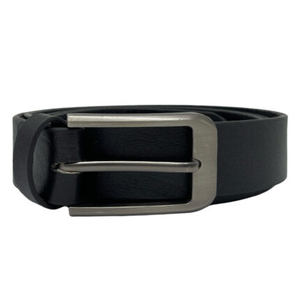 SUPER GRACE ANALINE BELT - Black
